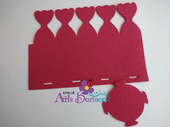 10 embalagem Porta doces em E.V.A - comprar online