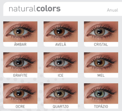 Lentes De Contato Colorida Natural Colors Mensal + Estojo