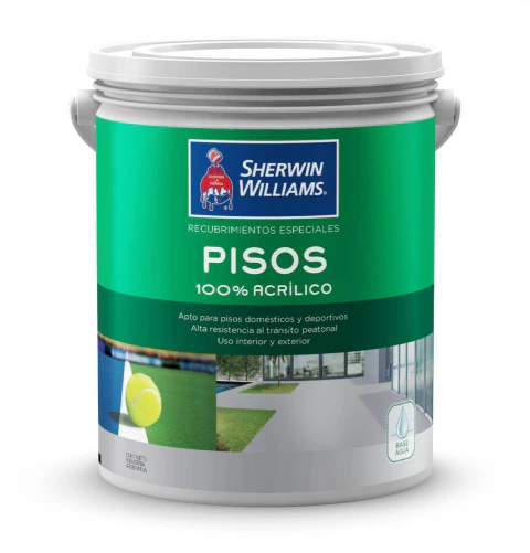 Sherwin-Williams Recubrimiento Especial para Pisos 100% Acrílico Rojo - 1 litro