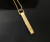 COLAR PAI NOSSO DOURADO COM CORRENTE AÇO INOX - GOLD