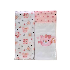 Imagem do Cueiro Manta Bebê Kit c/02 Un 80x80cm Flanelado - Baby Gijo