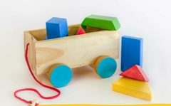 CARRITOS DE ARRASTRE CON BLOQUES - Formas / Formas para enhebrar - comprar online