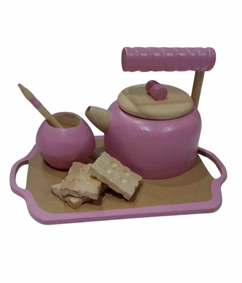 EQUIPO MATERO de madera / Pavita + Mate y accesorios
