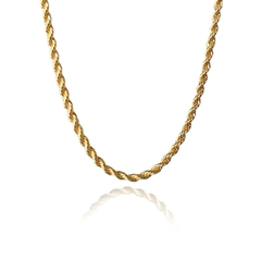 Pulseira Cordão Baiano 3,0 Folheado em Ouro 18k - comprar online