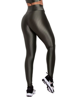 Calça Legging Poliamida 3D Cirrê Fitness Academia Ou Dia A Dia Cintura Alta Pronta Entrega - comprar online