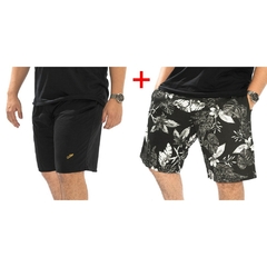 Kit 2 Shorts de Moletom Bermuda Debex com Cordão na internet