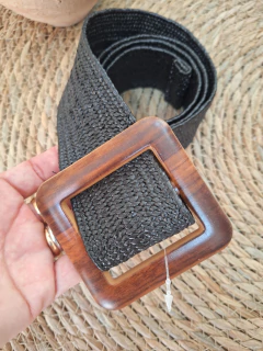 Cinto rafia negro - comprar online