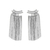 Brinco longo zircônias baguete earcuff com cascata fios - comprar online