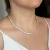 Colar riviera três pontas zircônias cristal redonda de 4mm - comprar online