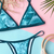 Bikini Tye Die Turquesa - Vita Swimwear