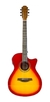 Violão Elétrico Aço Benson Gf100ce Hb Cutaway Honeyburst