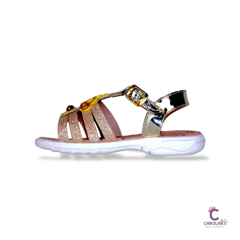 Sandalias para niña, sandalias infantiles, sandalias casuales, sandalias con corona decorativa