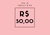 vale presente R$50,00