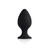 Plug Anal Go Play Gui Médio Preto em Silicone 7,4 cm x 3,7 cm - Mulher com Prazer | Sex Shop em Salvador | Produtos Eróticos Salvador