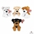 Peluche Perro Sentado 25cm - Varios Colores