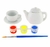Juego de Té 6 pzs Cerámica para Pintar - comprar online