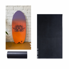 Kit Balance Board - Modelo Flor de lótus - BALI BALANCE BOARD - Prancha de equilibrio