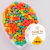 Kit Miçangas Bolas 8mm Neon 500pc + Fio de Silicone (VD-AM-RS-LJ) na internet