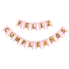 CARTEL BANDERIN FELIZ CUMPLEAÑOS MATE - tienda online