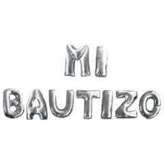 GLOBO FRASE MI BAUTIZO (IMPRENTA) - comprar online