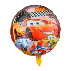 GLOBO REDONDO GRANDE METALIZADO CARS - comprar online