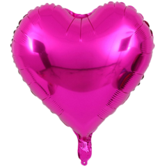 GLOBO METALIZADO CON FORMA DE CORAZON GRANDE - comprar online