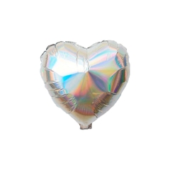 GLOBO CORAZON HOLOGRAMADO GRANDE X1