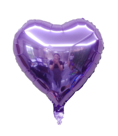 GLOBO METALIZADO CON FORMA DE CORAZON GRANDE - comprar online