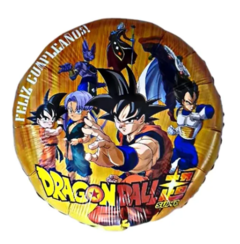 GLOBO REDONDO METALIZADO DRAGON BALL - comprar online