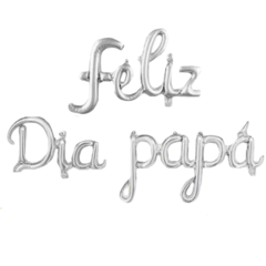 GLOBO FELIZ DIA PAPA (CURSIVA)