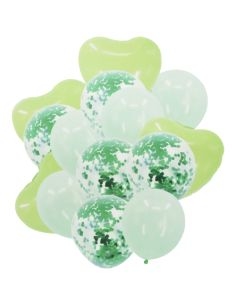 GLOBO CONFETI PASTEL 14 PCS - Globostar Mayorista