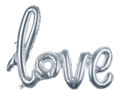 GLOBO FRASE LOVE - EN CURSIVA - comprar online