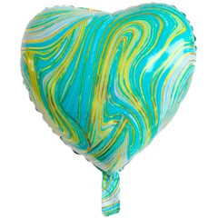 GLOBO MARMOLADO CON FORMA DE CORAZON GRANDE - comprar online