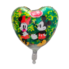 GLOBO REDONDO METALIZADO MICKEY-MINIE - Globostar Mayorista