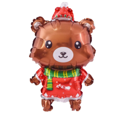 GLOBO PERSONAJE CHICO DE NAVIDAD X5 UNIDADES - comprar online