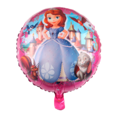 GLOBO REDONDO METALIZADO PRINCESA SOFIA