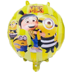 GLOBO REDONDO METALIZADO MINIONS