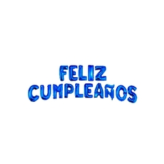 GLOBO FRASE FELIZ CUMPLEAÑOS (IMPRENTA)