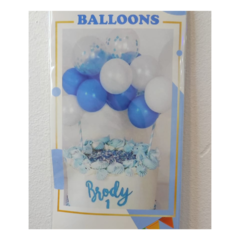 TOPPER SET DE GLOBOS PARA DECORAR TORTA