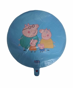 GLOBO REDONDO METALIZADO PEPPA PIG - comprar online