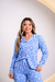 Americano Longo Corações Azul - comprar online