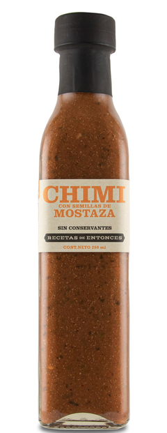 Chimichurri con semillas de mostaza 250ml