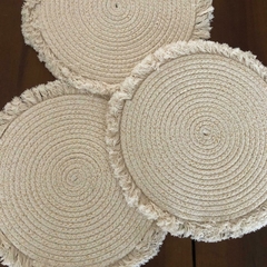 Platos de Sitio - Hilo de algodon - comprar online