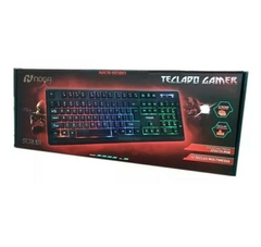 TECLADO NOGANET NKB 5020 GAMER RETROILUMINADO RGB COMPATIBLE PS4 en internet