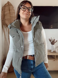 Imagen de Chaleco Puffer con Piel