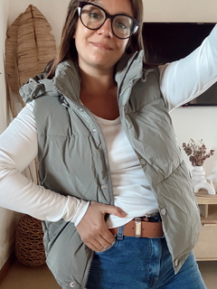 Imagen de Chaleco Puffer con Piel