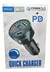 Cargador De Auto 12v 3 Puertos Usb 3.1a Pd 20w Qc 3.0 55w - COD: 807 en internet