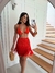 Imagem do Conjunto De Saia e Croped em fio Rayon com aplique no top