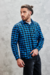 Camisa de viyela - Nro con azul - comprar online