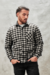 Camisa de viyela - Gris, Negro y blanco - cuadro chico. - comprar online